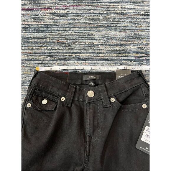 True Religion NWT Becca Mid Rise Bootcut Women Jeans size 24 - Picture 6 of 11